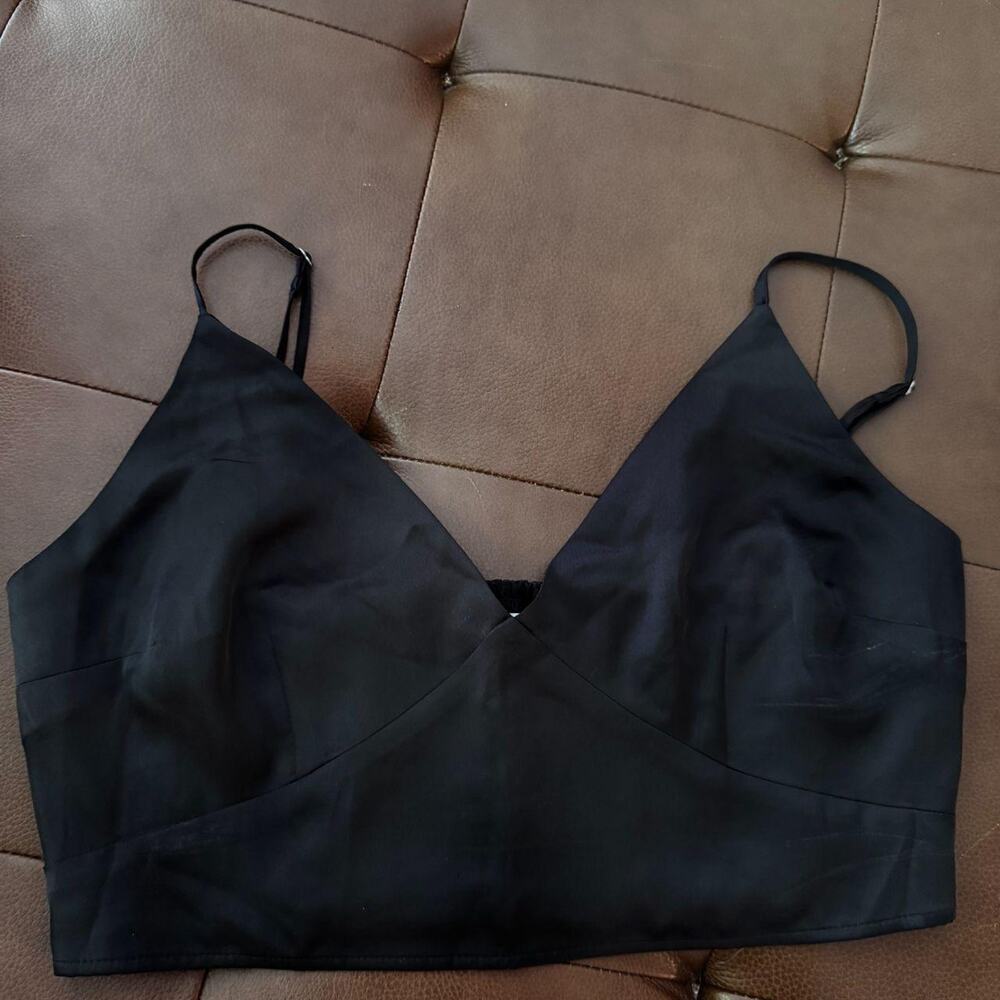 Abercrombie fitch black satin style